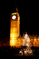 Christmas at Parliament, London