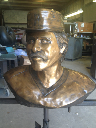 Phil Garner Bronze Portrait